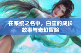 在系统之名中，白笙的成长故事与奇幻冒险