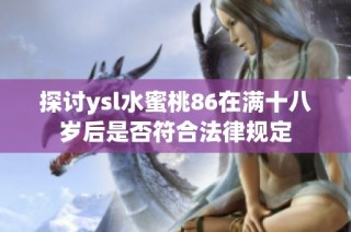 探讨ysl水蜜桃86在满十八岁后是否符合法律规定