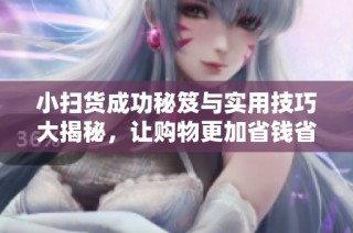 小扫货成功秘笈与实用技巧大揭秘，让购物更加省钱省心