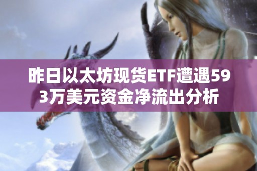 昨日以太坊现货ETF遭遇593万美元资金净流出分析