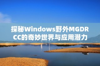 探秘Windows野外MGDRCC的奇妙世界与应用潜力