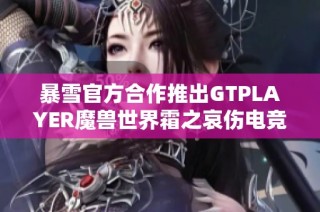 暴雪官方合作推出GTPLAYER魔兽世界霜之哀伤电竞椅全新上市