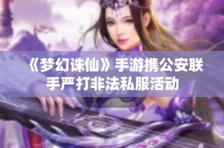 《梦幻诛仙》手游携公安联手严打非法私服活动