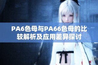 PA6色母与PA66色母的比较解析及应用差异探讨