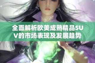 全面解析欧美成熟精品SUV的市场表现及发展趋势