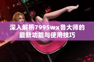 深入解析7995wx鲁大师的最新功能与使用技巧