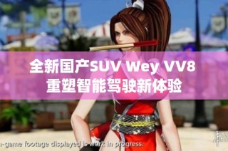 全新国产SUV Wey VV8 重塑智能驾驶新体验