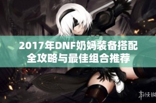 2017年DNF奶妈装备搭配全攻略与最佳组合推荐