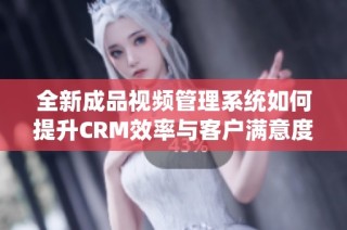 全新成品视频管理系统如何提升CRM效率与客户满意度