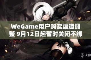 WeGame用户购买渠道调整 9月12日起暂时关闭不绑定外观选项