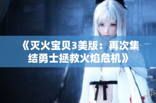 《灭火宝贝3美版：再次集结勇士拯救火焰危机》