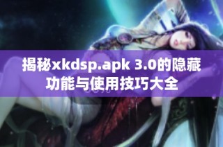 揭秘xkdsp.apk 3.0的隐藏功能与使用技巧大全