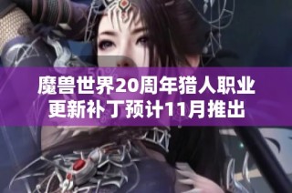 魔兽世界20周年猎人职业更新补丁预计11月推出