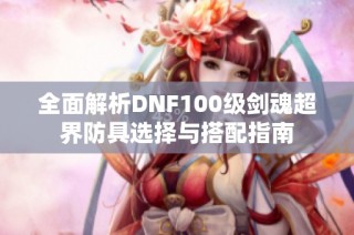 全面解析DNF100级剑魂超界防具选择与搭配指南