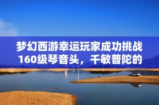 梦幻西游幸运玩家成功挑战160级琴音头，千敏普陀的秒伤究竟多高