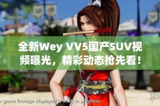 全新Wey VV5国产SUV视频曝光，精彩动态抢先看！