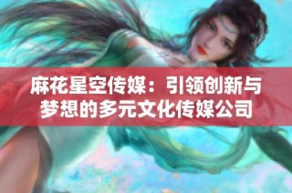 麻花星空传媒：引领创新与梦想的多元文化传媒公司