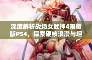 深度解析战场女武神4限量版PS4，探索硬核浪漫与坦克印花的魅力