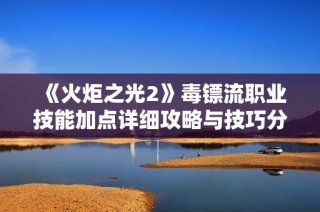 《火炬之光2》毒镖流职业技能加点详细攻略与技巧分享