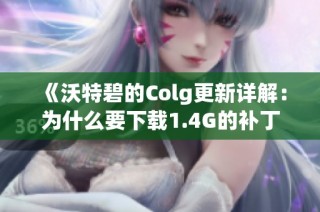 《沃特碧的Colg更新详解：为什么要下载1.4G的补丁文件》