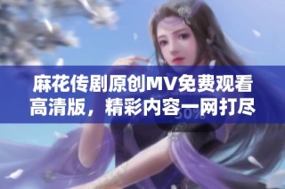 麻花传剧原创MV免费观看高清版，精彩内容一网打尽