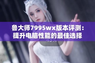 鲁大师7995wx版本评测：提升电脑性能的最佳选择