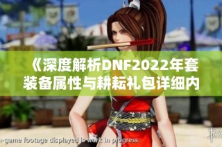 《深度解析DNF2022年套装备属性与耕耘礼包详细内容》