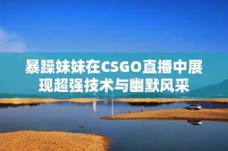 暴躁妹妹在CSGO直播中展现超强技术与幽默风采