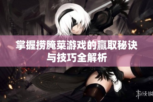 掌握捞腌菜游戏的赢取秘诀与技巧全解析
