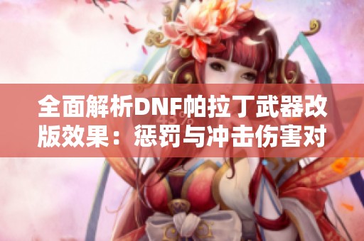 全面解析DNF帕拉丁武器改版效果：惩罚与冲击伤害对比评测