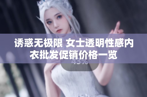 诱惑无极限 女士透明性感内衣批发促销价格一览