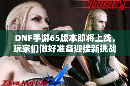 DNF手游65版本即将上线，玩家们做好准备迎接新挑战吧!