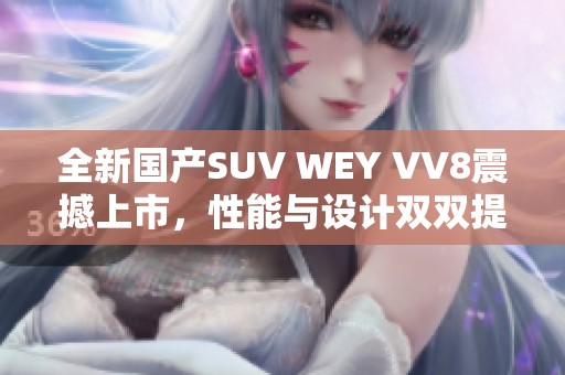 全新国产SUV WEY VV8震撼上市，性能与设计双双提升