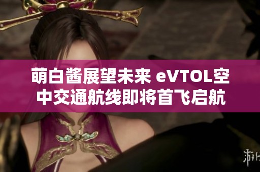 萌白酱展望未来 eVTOL空中交通航线即将首飞启航