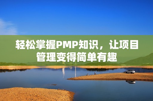 轻松掌握PMP知识，让项目管理变得简单有趣