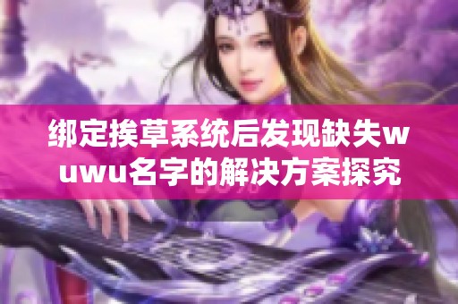 绑定挨草系统后发现缺失wuwu名字的解决方案探究