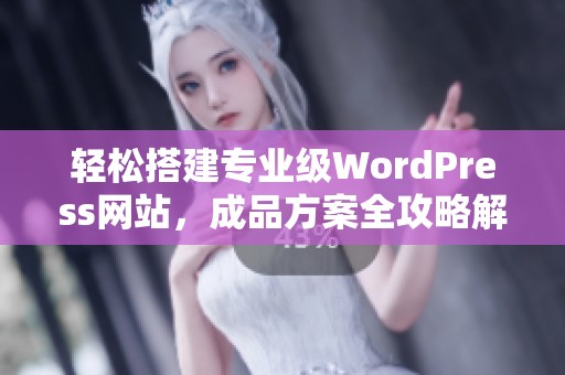 轻松搭建专业级WordPress网站，成品方案全攻略解析