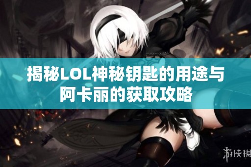 揭秘LOL神秘钥匙的用途与阿卡丽的获取攻略