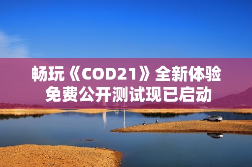 畅玩《COD21》全新体验 免费公开测试现已启动