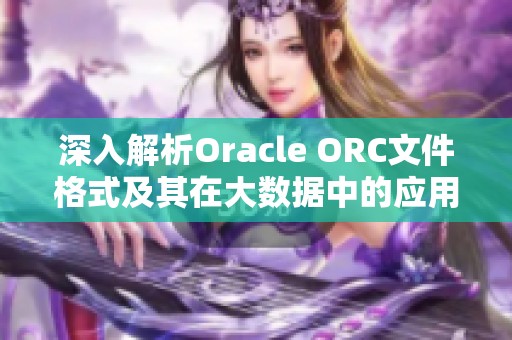 深入解析Oracle ORC文件格式及其在大数据中的应用