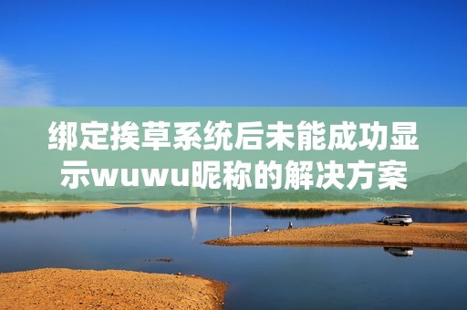 绑定挨草系统后未能成功显示wuwu昵称的解决方案